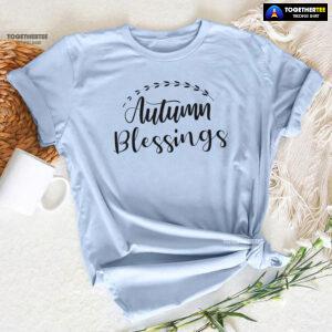 Autumn Blessings Thanksgiving T-Shirt