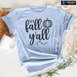 It's Fall Y'all Pumpkin T-Shirt
