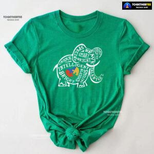 Elephant Typography Autism Awareness T-Shirt - Small Tee