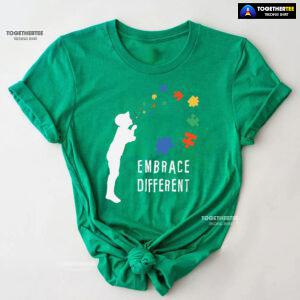 Embrace Different Kid Autism Awareness T-Shirt - Unisex Tee