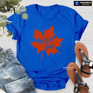 Hello Fall Happy Thanksgiving Day T-Shirt