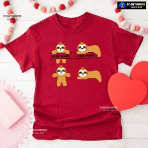 Customized Cute Baby Sloths T-Shirt