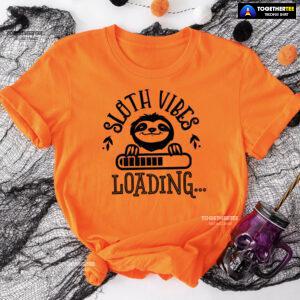 Sloth Vibes Loading T-Shirt - Women's Tee