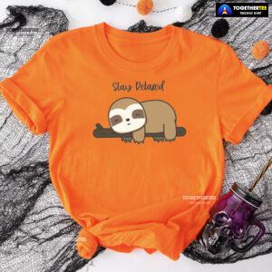 Stay Relaxed Sloth T-Shirt - Kids Tee