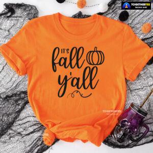 It's Fall Y'all Pumpkin T-Shirt