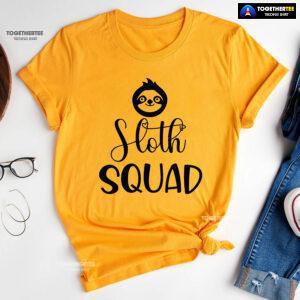 Sloth Squad T-Shirt - White Tee