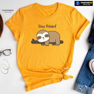 Stay Relaxed Sloth T-Shirt - Kids Tee
