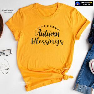 Autumn Blessings Thanksgiving T-Shirt