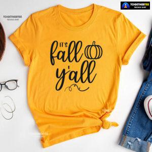 It's Fall Y'all Pumpkin T-Shirt