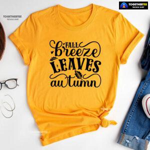 Fall Breeze Leaves Autumn T-Shirt