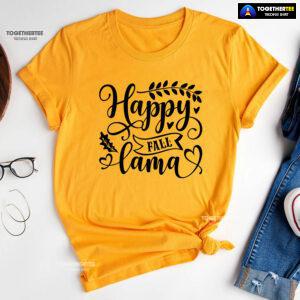 Happy Fall Lama T-Shirt