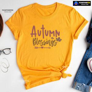 Autumn Blessings Thanksgiving T-Shirt