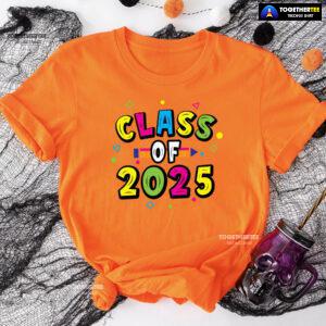 Class Of 2025 Crayon Student Back To School T-Shirt