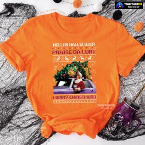 Christmas Madea Hellur Hallelujer Praise Da Lort Merry Christmurr T-Shirt