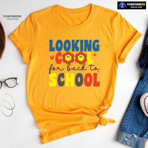 Looking Cool For Back To School Smiling Flower Heart T-Shirt