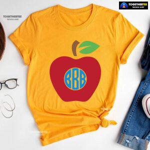 Red Apple Teacher Back To School T-Shirt - Unisex Tee