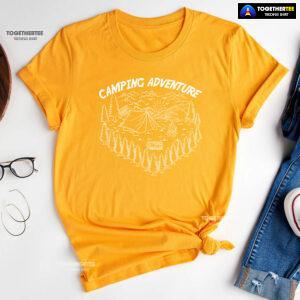 Camping Adventure Tent Campfire Camp Lover T-Shirt