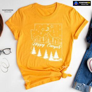 Happy Camper Adventure Camping Lover T-Shirt