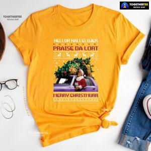 Christmas Madea Hellur Hallelujer Praise Da Lort Merry Christmurr T-Shirt