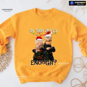 Is This Jolly Enough? Statler And Waldorf The Muppet Show Christmas Sweatshirt