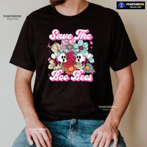 Save The Boo Bees Breast Cancer Halloween T-Shirt