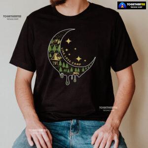 Live Love Camp Moon Camping Lover T-Shirt