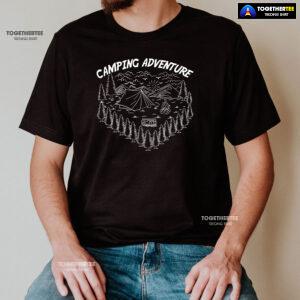 Camping Adventure Tent Campfire Camp Lover T-Shirt