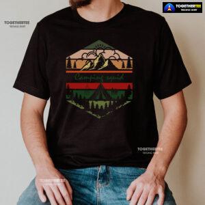 Camping Squid Vintage Squid Game T-Shirt