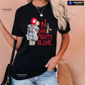 IT Pennywise Autism Awareness No One Fight Alone T-Shirt