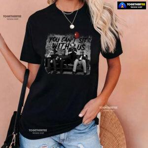 Halloween Freddy Michael Pennywise And Jason You Can't Sit With Us T-Shirt