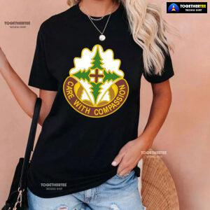 Madigan Army Medical Center Care With Compassion Joint Base Lewis- Mcchord T-Shirt - Unisex Tee