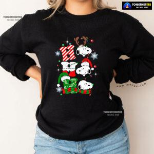 Ho Ho Ho Peanuts Snoopy Dog Christmas Sweatshirt