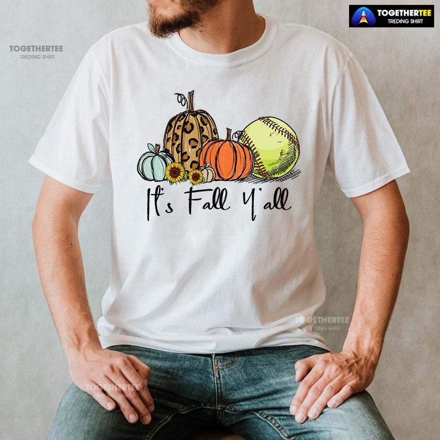 2-white-men-lam101023fw02-hlw-thor210815m95 Halloween It’s Fall Y’All Pumpkin Softball T-Shirt