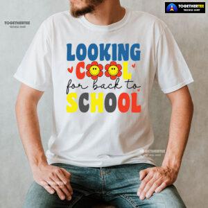 Looking Cool For Back To School Smiling Flower Heart T-Shirt