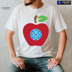 Red Apple Teacher Back To School T-Shirt - Unisex Tee