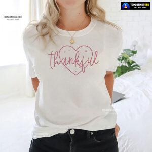 Thankful Heart Happy Thanksgiving T-Shirt