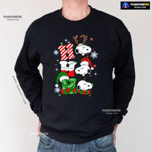 Ho Ho Ho Peanuts Snoopy Dog Christmas Sweatshirt