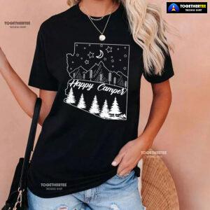 Happy Camper Adventure Camping Lover T-Shirt