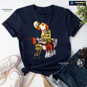 Pennywise Pittsburgh Steelers And Cincinnati Bengals Toilet T-Shirt