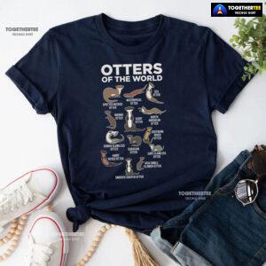Otters Of The World For Otter Lover T-Shirt