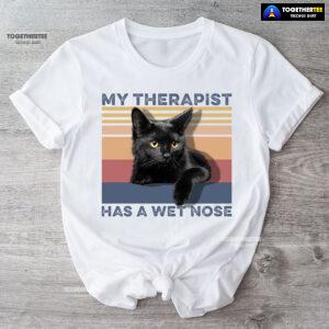 My Therapist Has A Wet Nose Vintage T-Shirt