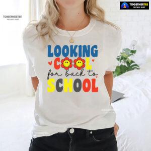 Looking Cool For Back To School Smiling Flower Heart T-Shirt