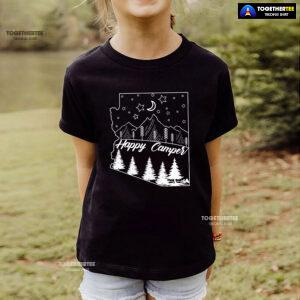 Happy Camper Adventure Camping Lover T-Shirt