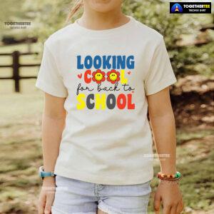 Looking Cool For Back To School Smiling Flower Heart T-Shirt
