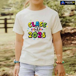 Class Of 2026 Crayon Student Back To School T-Shirt