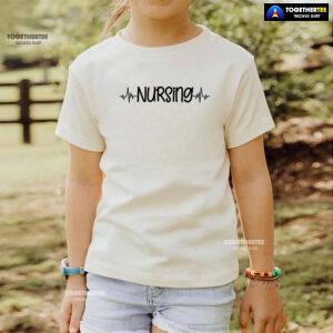 Nursing Heartbeat Nurse Vibes T-Shirt