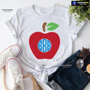 Red Apple Teacher Back To School T-Shirt - Unisex Tee