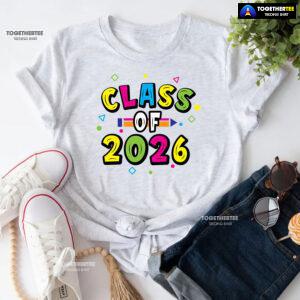 Class Of 2026 Crayon Student Back To School T-Shirt