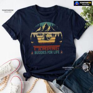Camping Buddies For Life Vintage T-Shirt