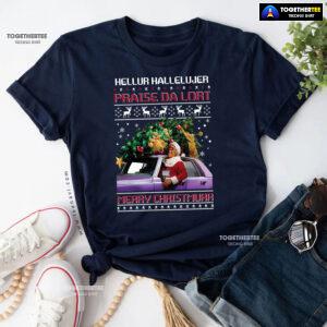 Christmas Madea Hellur Hallelujer Praise Da Lort Merry Christmurr T-Shirt